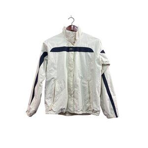 Helly Hansen Mens White & Navy Full-Zip Jacket Size M